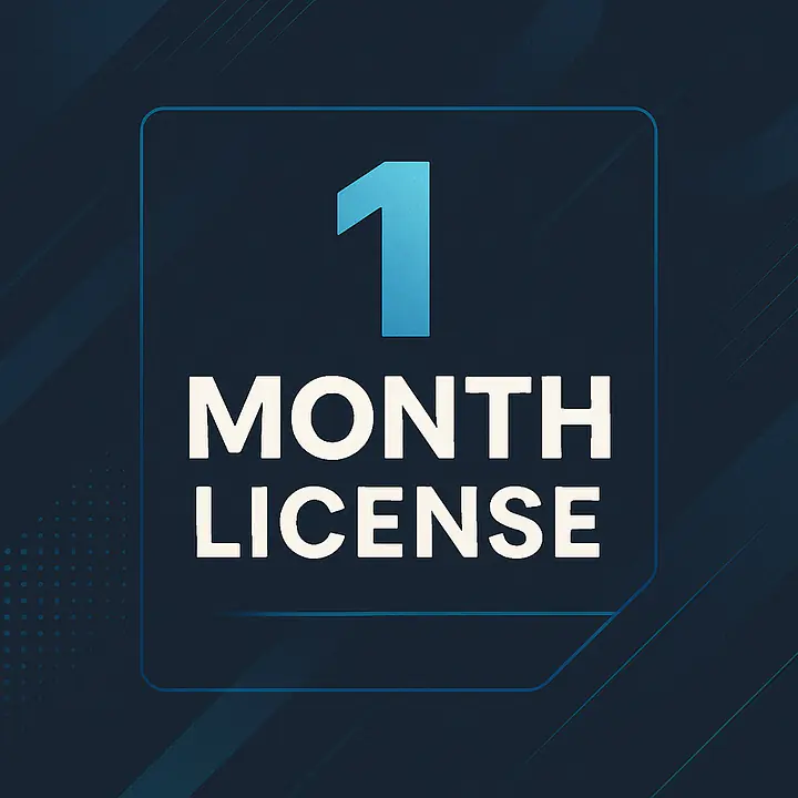 1 month license - Master