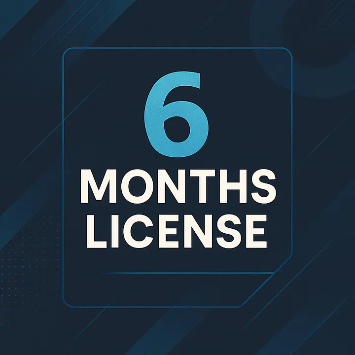 6 months license - Master
